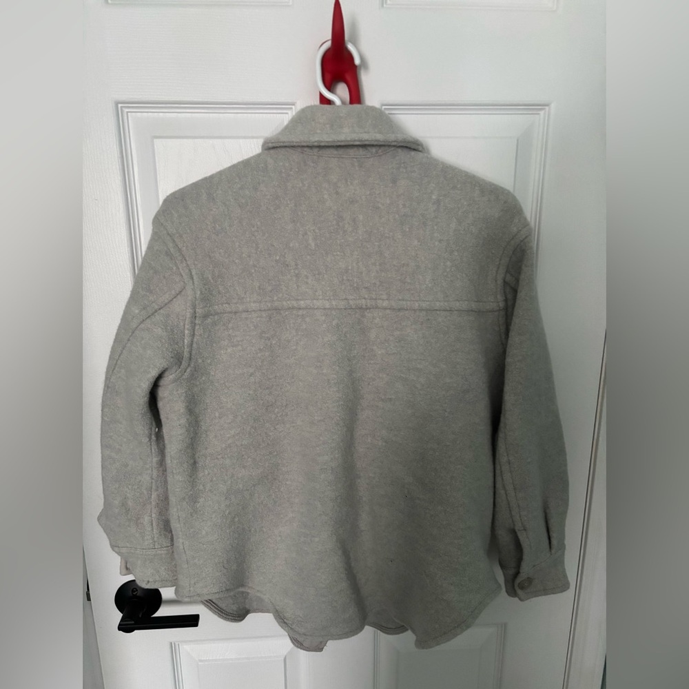 Wilfred Free The Ganna Shirt Jacket Merino Wool Size Medium - Picture 10 of 13